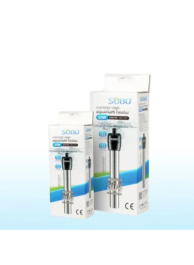 SOBO Aquarium Automatic Constant Temperature Steel Heating Rod Aquarium Temperature Control – (Multiple Watts) - Image 3