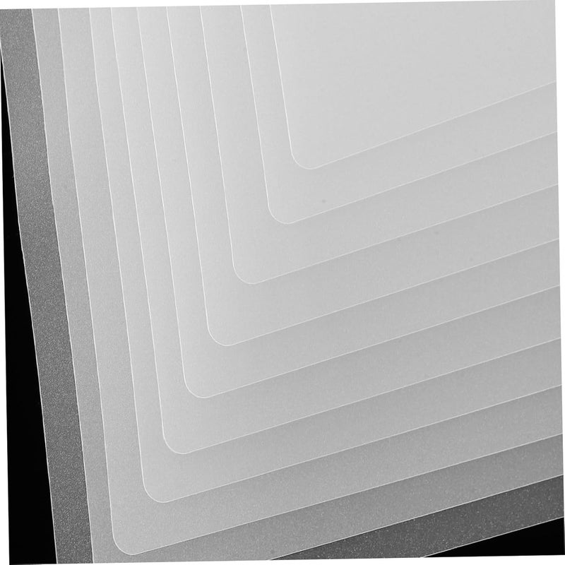 VOSAREA 10pcs Clear Pen Mat Transparent PVC Craft Mats for Drawing and Tracing Lightweight and Portable Design for Artists for Creative Projects and Artwork - Image 3