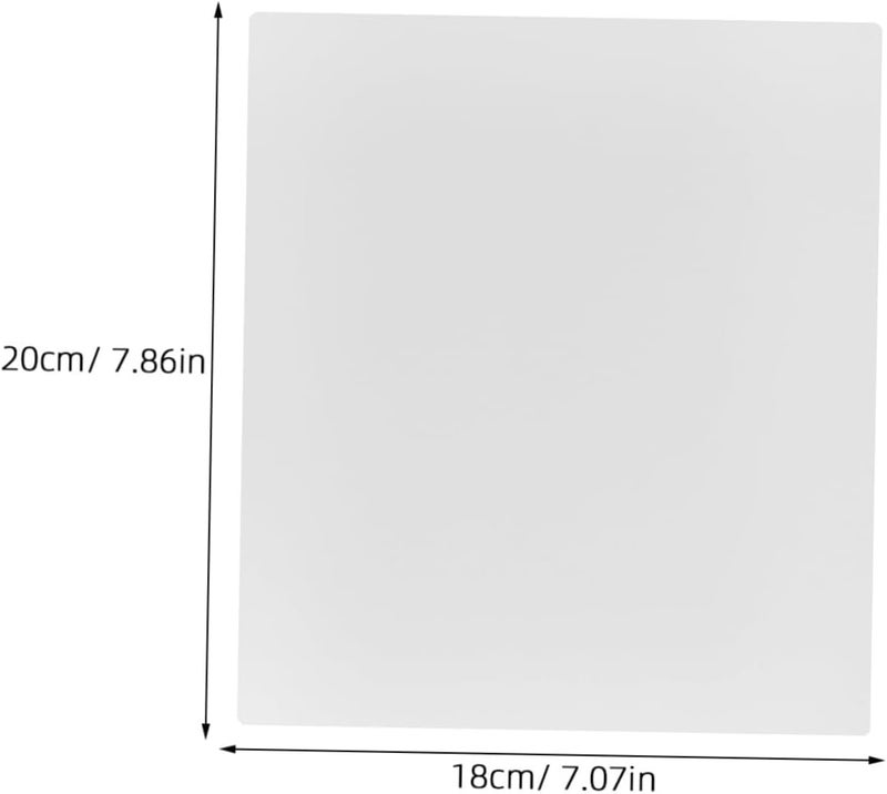 VOSAREA 10pcs Clear Pen Mat Transparent PVC Craft Mats for Drawing and Tracing Lightweight and Portable Design for Artists for Creative Projects and Artwork - Image 2