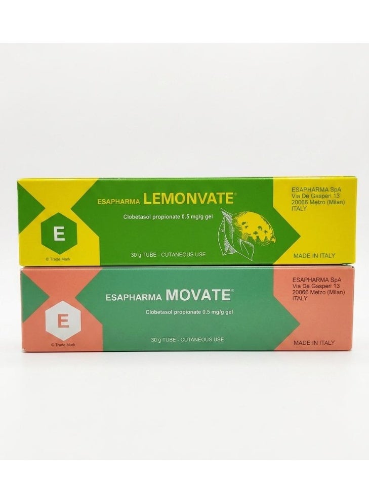ESAPHARMA Two pieces of Lemonfat & Movate Cream 30g - Image 1