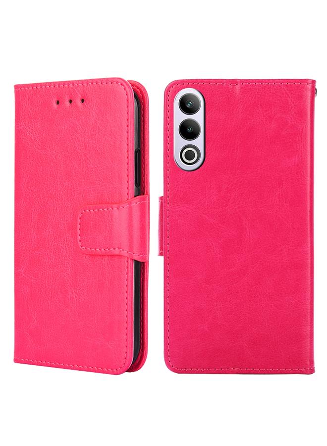 اس-توب جراب لهاتف OnePlus Ace 3V 5G مصنوع من الجلد بنسيج كريستالي - Image 1