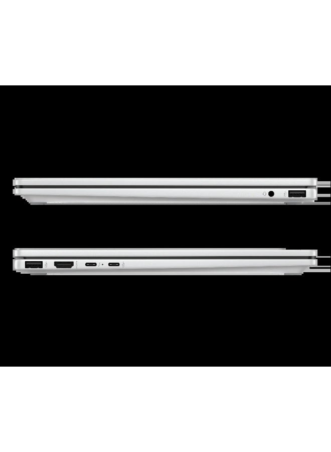 HP OmniBook X Flip 14-fm0047nr 2-in-1 - Next Gen AI Laptop With  14 Inch 2K Touchscreen Display, Intel Core Ultra 7 256V Processor/16GB RAM DDR5/1TB SSD/ Windows 11Home/ English Keyboard, Glacier Silver - Image 4