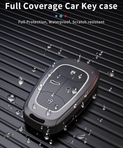 Eliane Car Accessories Key Cover Compitable for Tata Harrier Safari Nexon Altroz Tigor EV Punch Tiago EV Electric 4 Button Remote Key Metal (Push Start) - Image 4