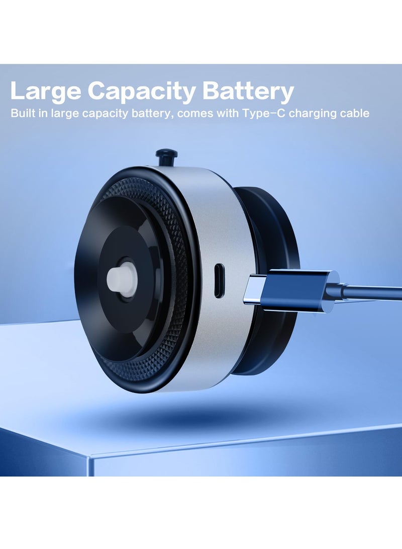 BORTONY Car Mount Holder Vacuum Suction Type Magnetic Car Suction Cup Angle Adjustment Strong Magnet Smartphone Stand Mobile Phone Holder Car Interior Mount Universal Dashboard Phone Holder Portable 360° Rotation - Image 4