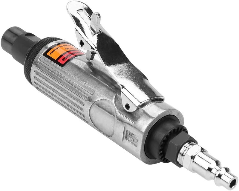 1/4in Pneumatic Die Grinder, Air Angle Die Grinder with 22000-25000rpm High Speed, Lightweight Ergonomic Design for Metal Stone PCB Engraving Polishing Cutting (AT-7032K Small single product 3mm - Image 5
