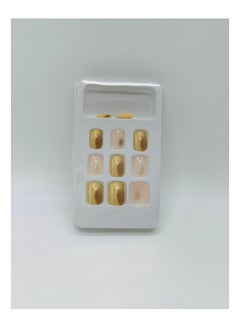 "Add a touch of elegance and appeal with these 12 pieces of luxurious nails!"