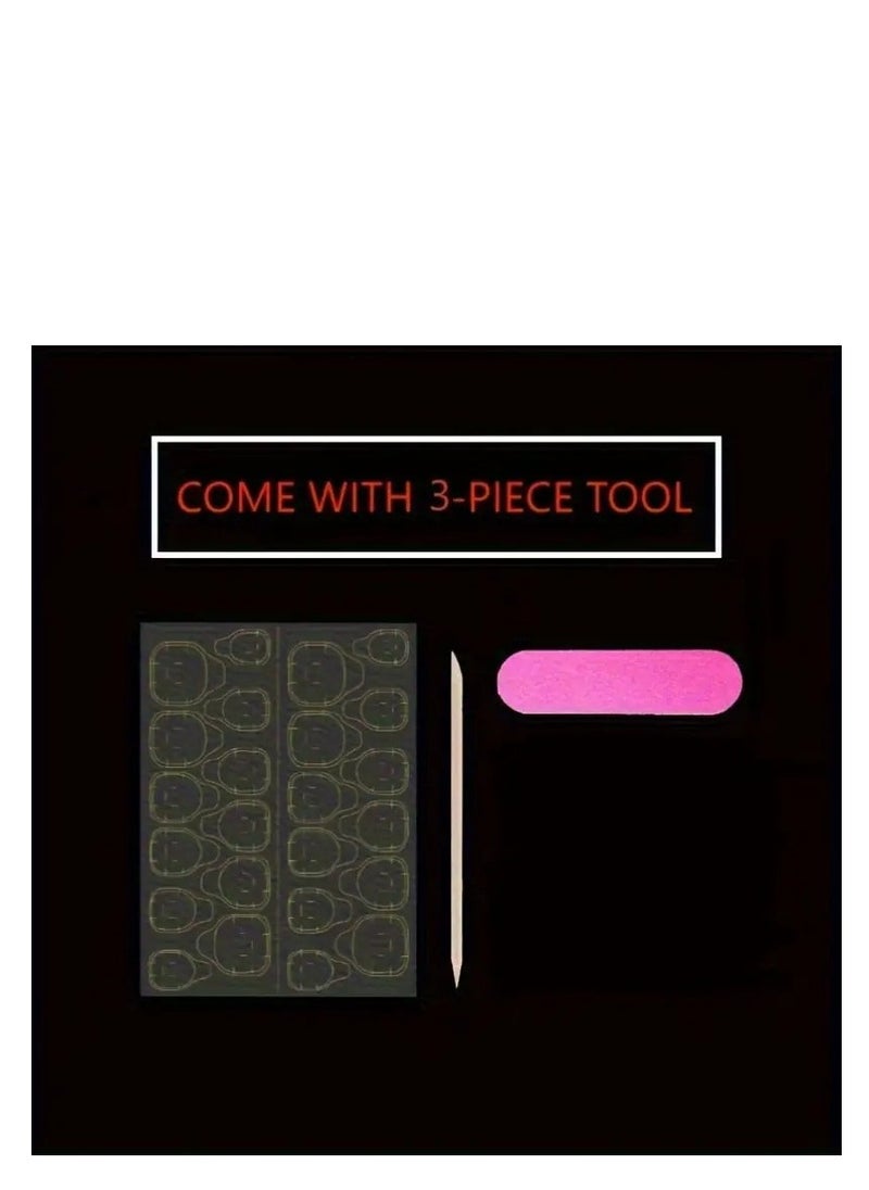 Generic - "Add a touch of elegance and appeal with these 12 pieces of luxurious nails!" - Image 1