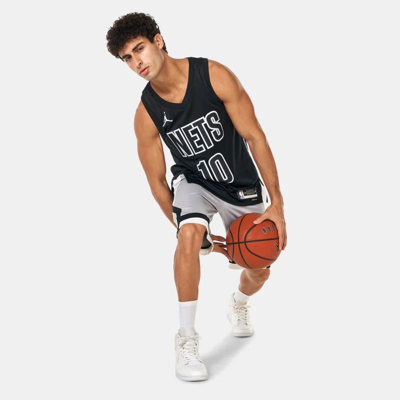 Jordan Black Men's Brooklyn Nets Statement Edition Tank Top - 2022/23 for Men | Best Price UAE