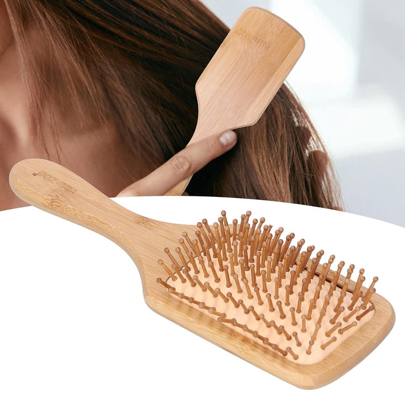 klarako Bamboo Hairbrush, Hairbrush Hair Care Hair Protective for Hair Salon for Home - Image 4
