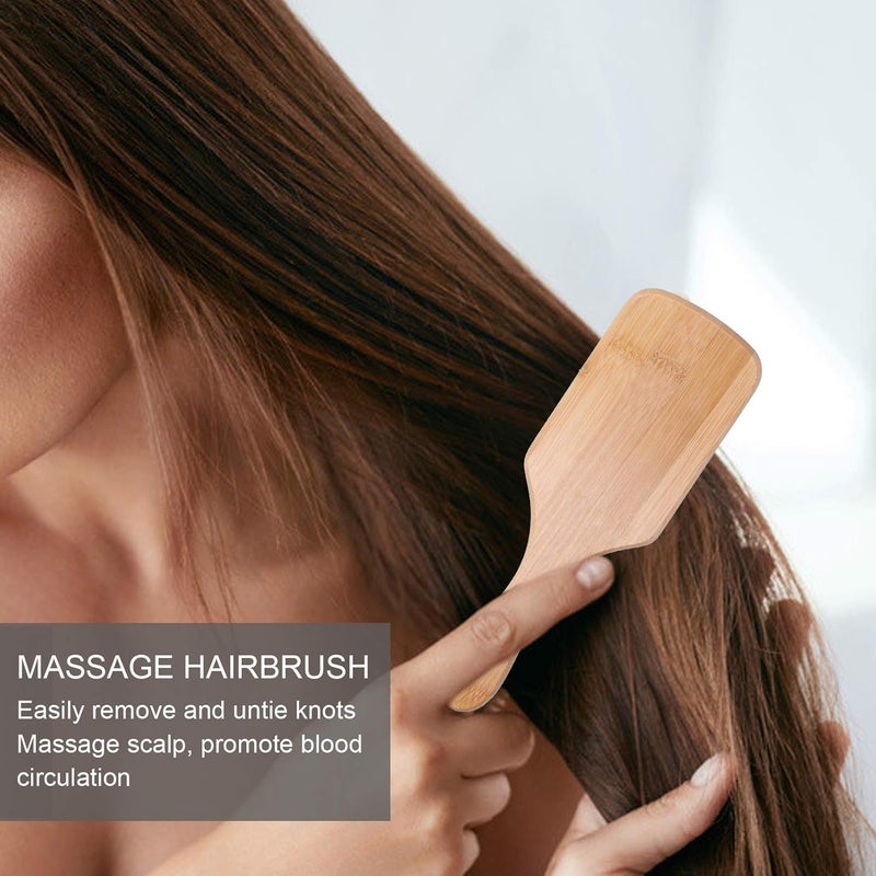 klarako Bamboo Hairbrush, Hairbrush Hair Care Hair Protective for Hair Salon for Home - Image 2