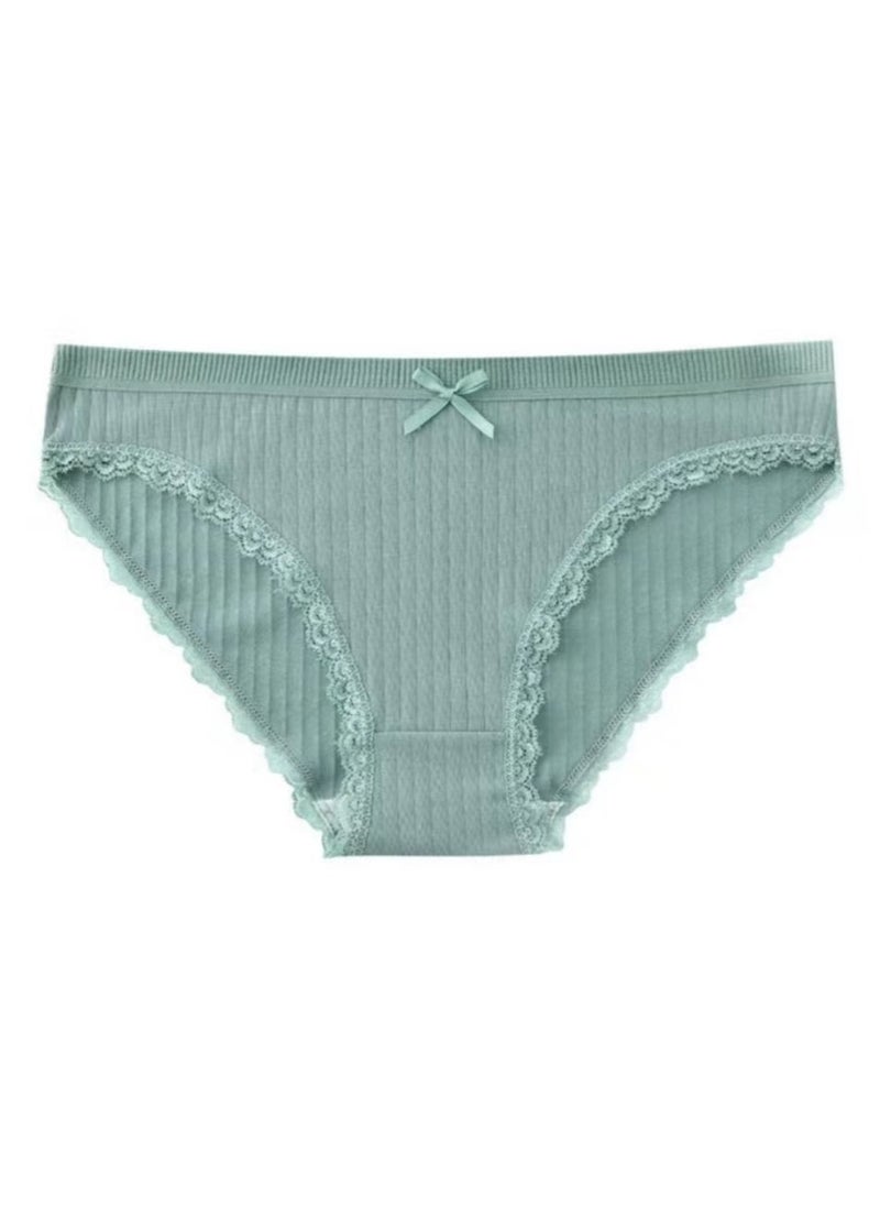 Generic - 6-Piece Cotton Bikini Breathable Panties Low Waist Fashionable Ladies Charming Thick Bottom - Image 1