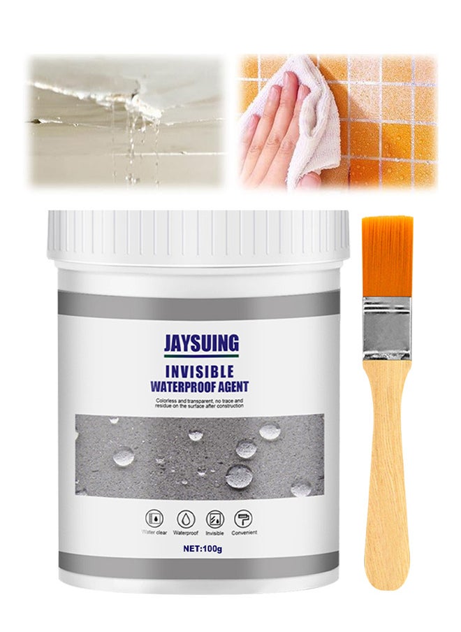 Jaysuing Invisible Waterproof Agent, Waterproof Insulating Sealant, Transparent Repairing Leak Waterproof Adhesive, Super Strong Bonding Sealant Invisible Waterproof Anti-Leakage Agent, Used for Crack Leakage  - Image 1