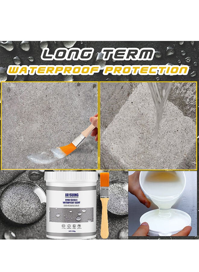 Jaysuing Invisible Waterproof Agent, Waterproof Insulating Sealant, Transparent Repairing Leak Waterproof Adhesive, Super Strong Bonding Sealant Invisible Waterproof Anti-Leakage Agent, Used for Crack Leakage  - Image 5