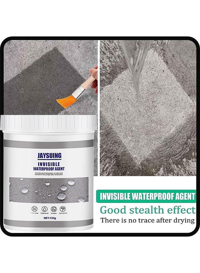Invisible Waterproof Agent, Waterproof Insulating Sealant, Transparent Repairing Leak Waterproof Adhesive, Super Strong Bonding Sealant Invisible Waterproof Anti-Leakage Agent, Used for Crack Leakage