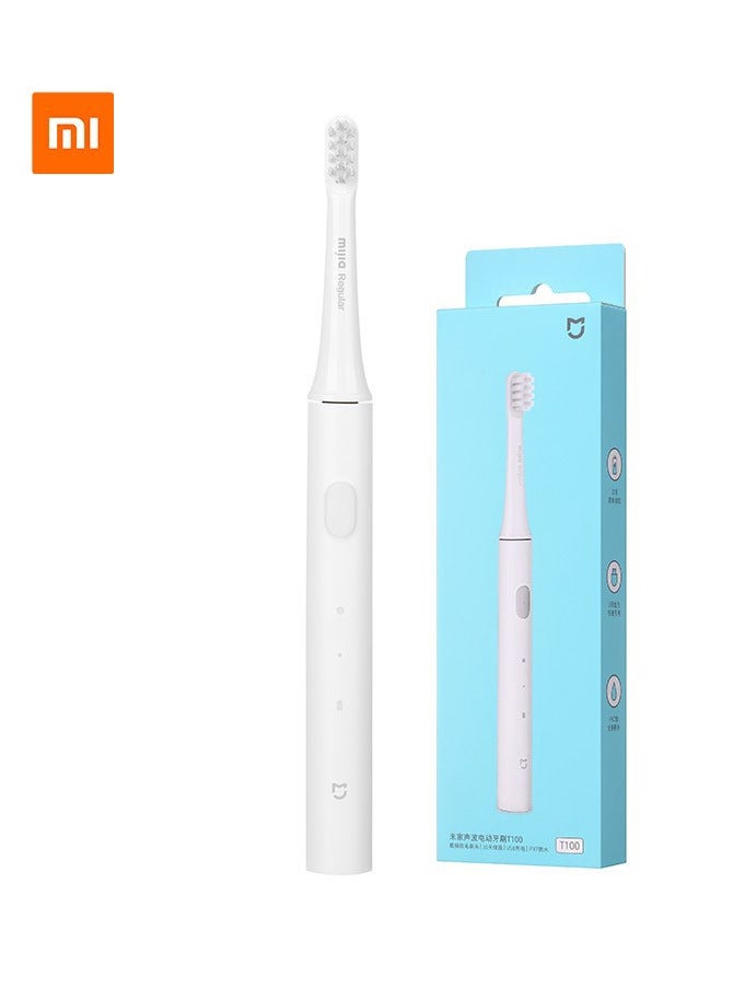 Xiaomi T100 Sonic Electric Adult Ultrasonic Automatic Toothbrush USB Rechargeable Waterproof Gum Health Tooth Brush With 1 Toothbrush Head White - Image 1