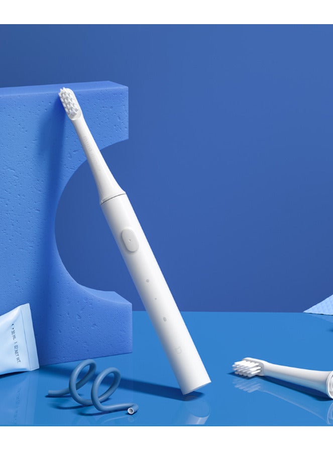 Xiaomi T100 Sonic Electric Adult Ultrasonic Automatic Toothbrush USB Rechargeable Waterproof Gum Health Tooth Brush With 1 Toothbrush Head White - Image 3