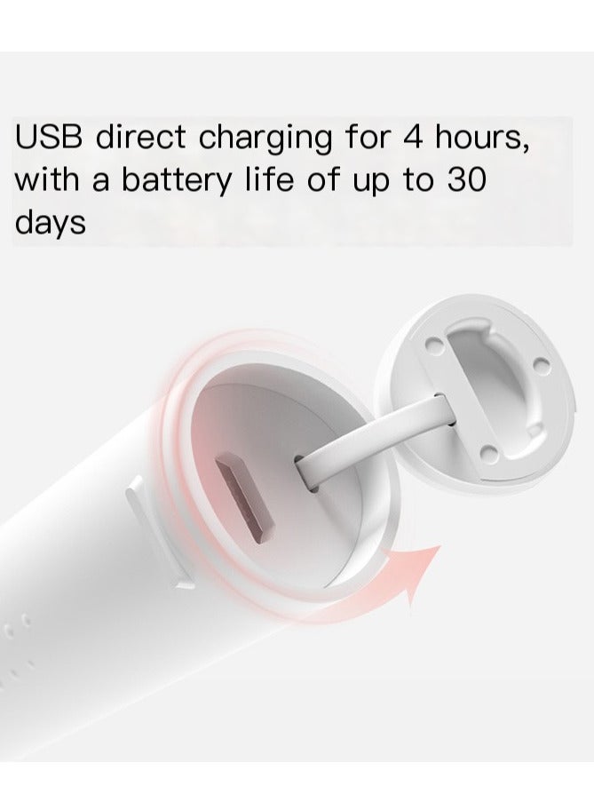 Xiaomi T100 Sonic Electric Adult Ultrasonic Automatic Toothbrush USB Rechargeable Waterproof Gum Health Tooth Brush With 1 Toothbrush Head White - Image 5