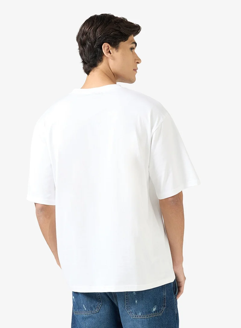 Seventy Five Graphic Print Oversized T-Shirt