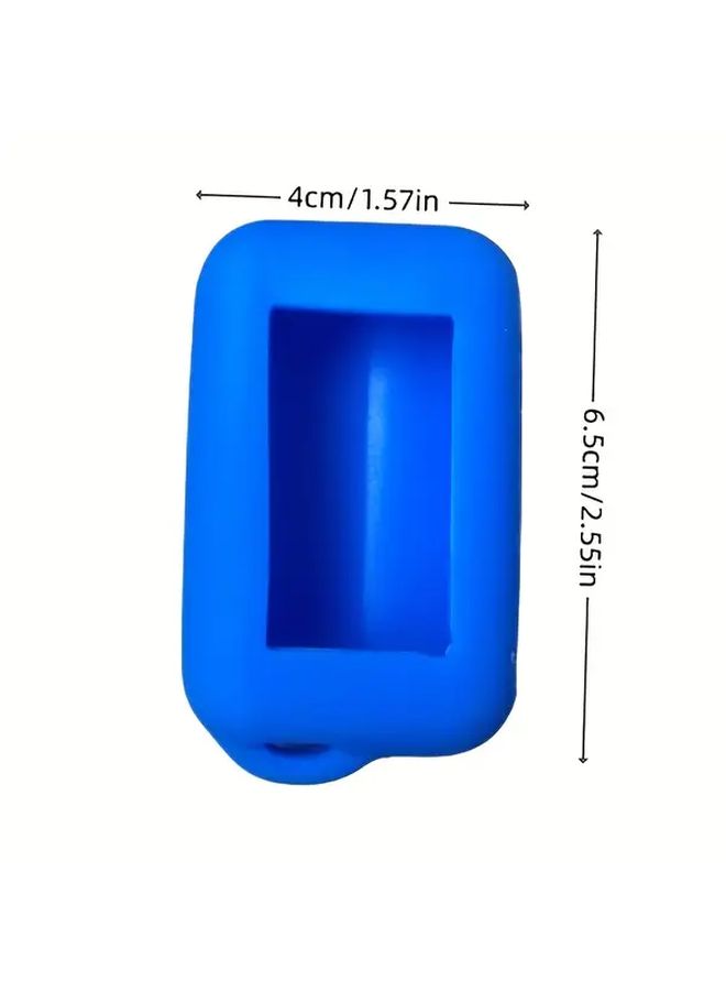 Black And Blue Silicone Car Key Case Cover For Starline E90 E60 E91 E61 E63 E65 E85 E92 E95 E96 Anti Theft LCD Remote Control Keys - Image 2