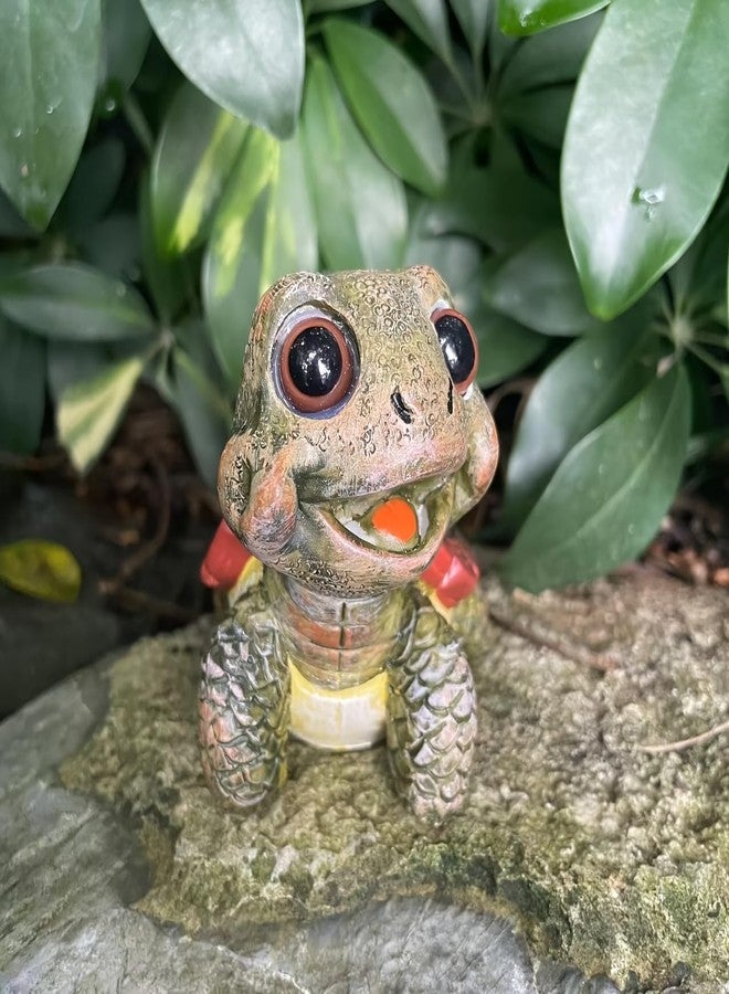 Kudriod Cute Ocean Turtle Statue - Resin Sea Turtle Figurine for Home, Garden, and Patio Decor - Perfect for Balcony, Yard, Lawn, Fence, and Sea Quarium Ornament - Image 4