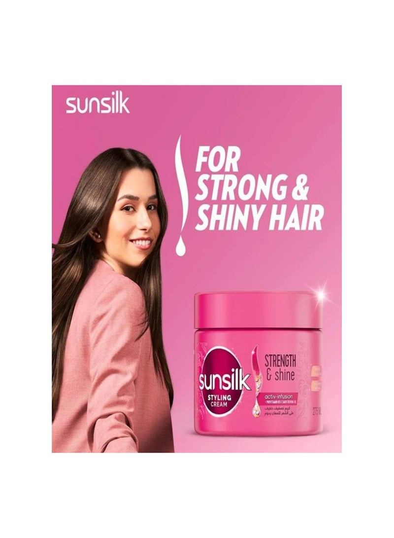 صانسيلك - كريم تصفيف القوة واللمعان 275 مل - Image 2