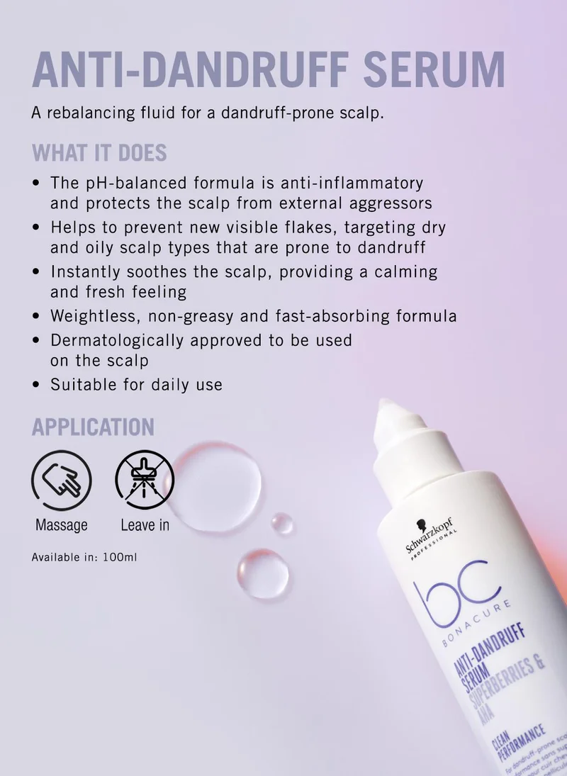 Schwarzkopf BC Scalp Anti-Dandruff Serum 100ml