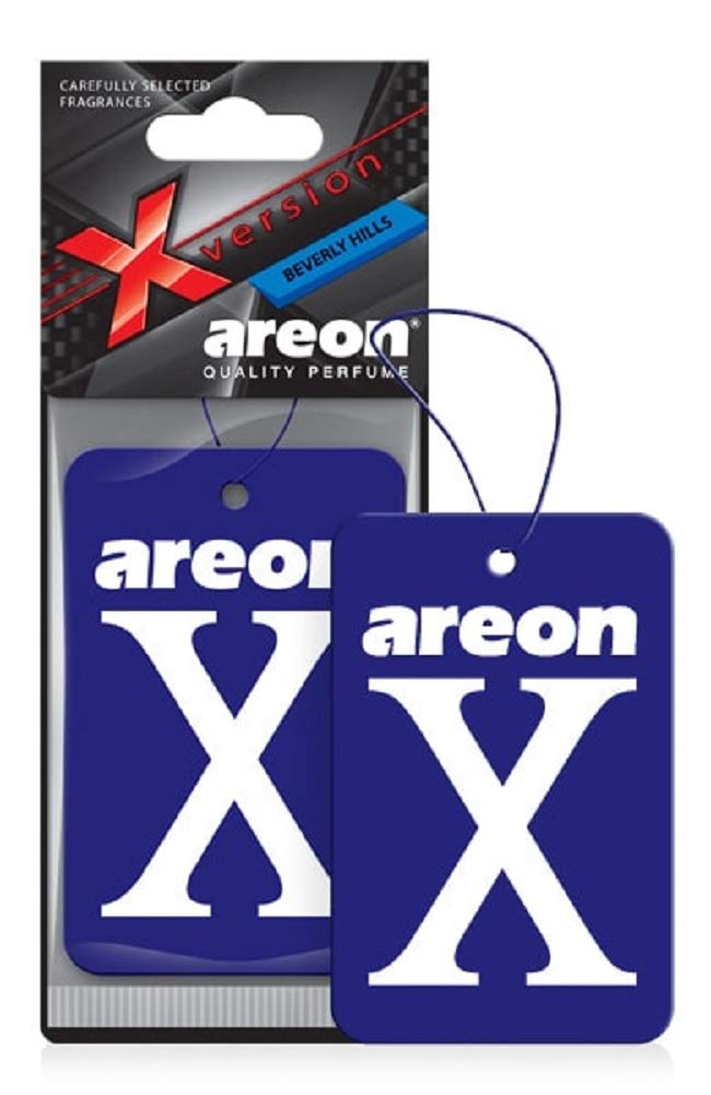 AREON X AXV09 معطر هواء السيارة المعلق الأفضل برائحة حلم الصيف زينة ورقية معلقة برائحة تدوم طويلاً للسيارة أو المنزل 12 عبوة