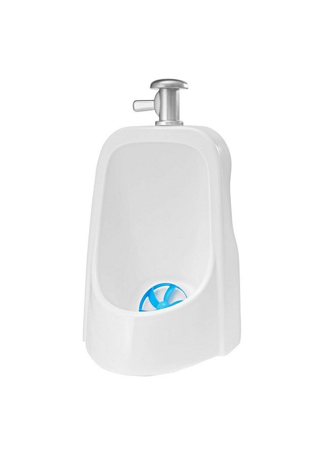 summer infant Summer My Size Urinal, White - Realistic Boy Urinal Potty Training Toilet - Realistic Urinal for Toddlers That Features Flushing Sounds and a Target for Aim Practice - Easily Removable for Emptying - Image 1