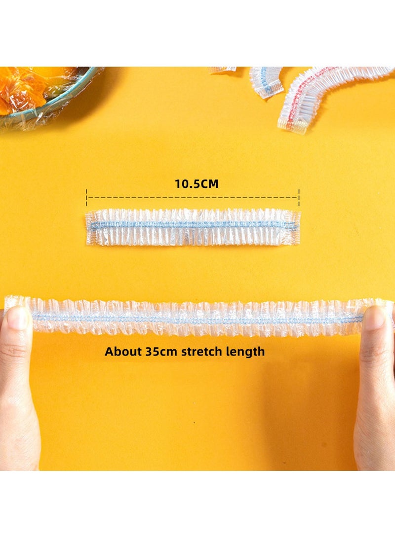 100Pcs 38CM Disposable Food Cover Food Grade Kitchen Storage Elastic Plastic Storage Accessories  - Image 3