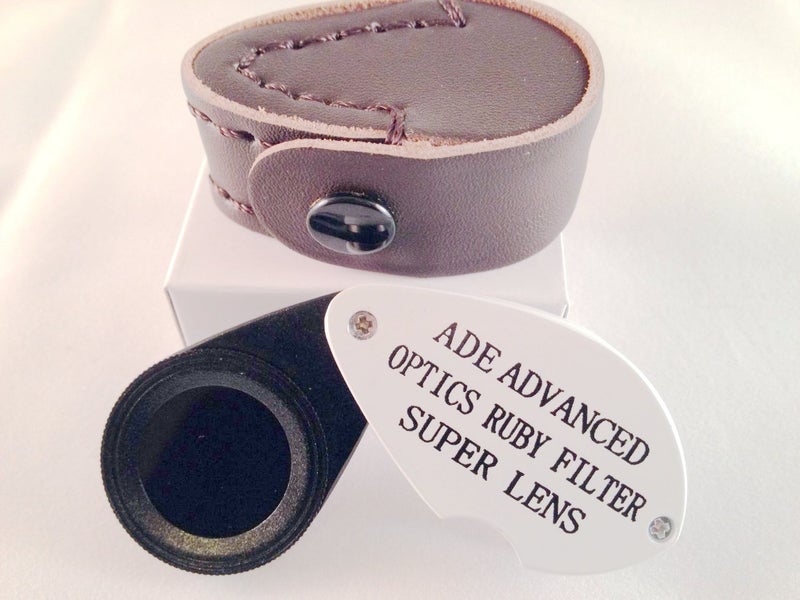 Ade Advanced Optics Jadeite/chelsea filter + Ruby filter for gem testing gemstones. 2 items bundle! - Image 2
