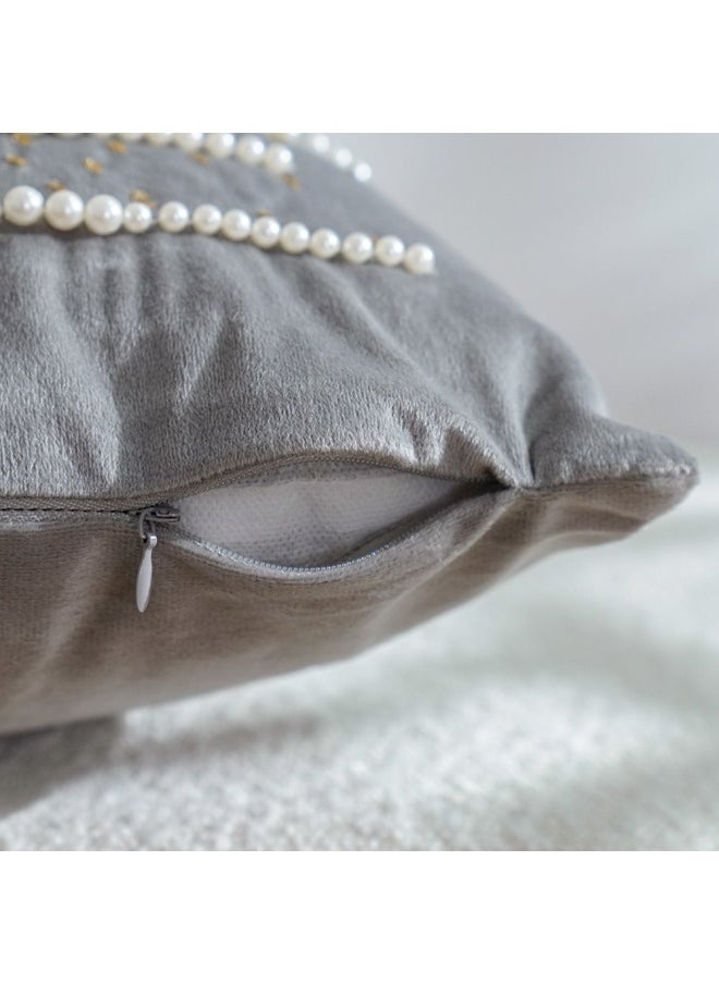 DANUBE HOME Ramadan Beaded Cushion Cover 45x45 CM  - Image 3