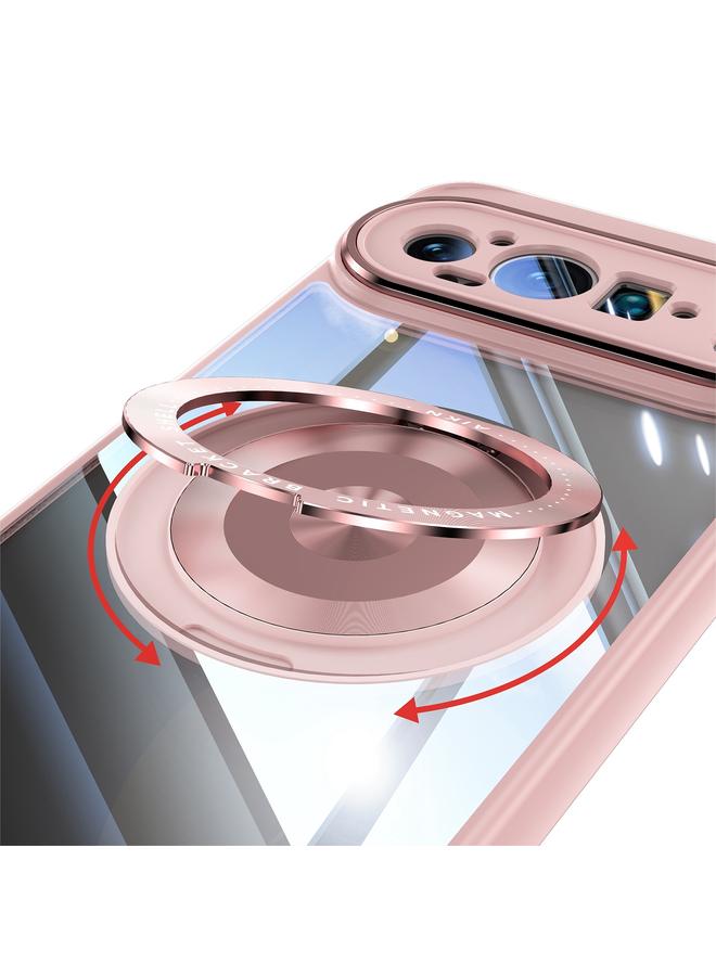 S-TOP Case For Google Pixel 9 Pro 360 Holder Magsafe Acrylic Hybrid TPU Phone Case - Image 3