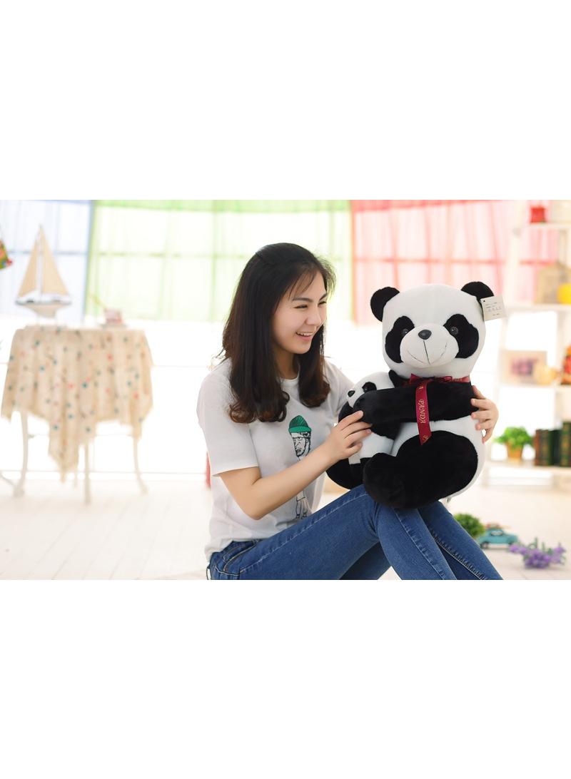 general Giant Panda With Baby Panda Stuffed Plush Toy Multiple Specifications Available Best Birthday Gift For Boys And Girls - Image 3