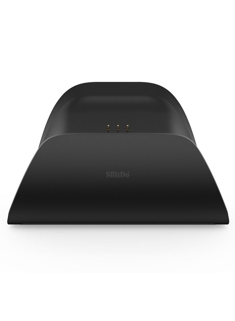 وحدة تحكم بلوتوث نهائية مع قاعدة شحن، وحدة تحكم لاسلكية احترافية مع عصا تحكم مستشعرة لتأثير القاعة، متوافقة مع المحول والنوافذ وسطح البخار (أسود) - Image 4