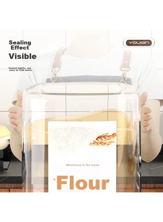 Muya Flour Storage Container, Household Rice Bucket, Flour Bucket, Pest-proof And Moisture-proof Sealed Jar, Storage Container - Image 3