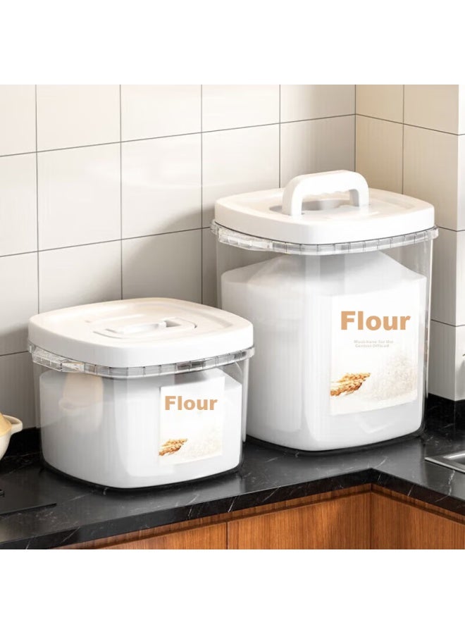 Muya Flour Storage Container, Household Rice Bucket, Flour Bucket, Pest-proof And Moisture-proof Sealed Jar, Storage Container - Image 1