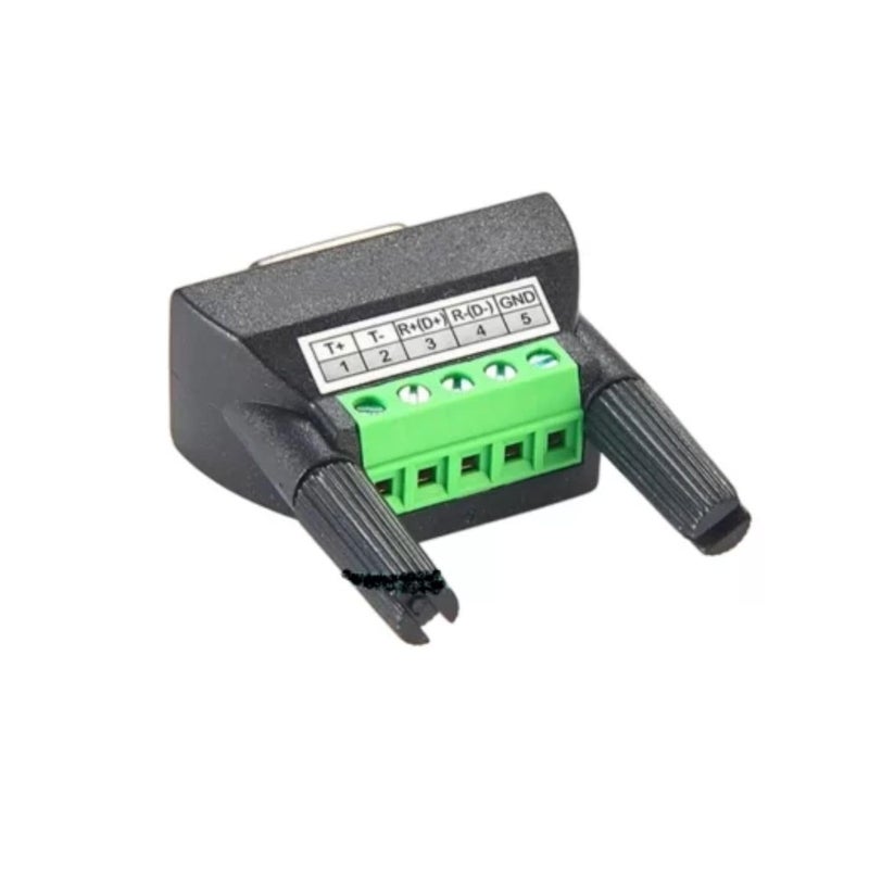 TECHTONICS Mini DB9F-to-TB Mini Female DB9 to Terminal Block Adapter, Serial Port Converter, Screw Terminal - Image 2