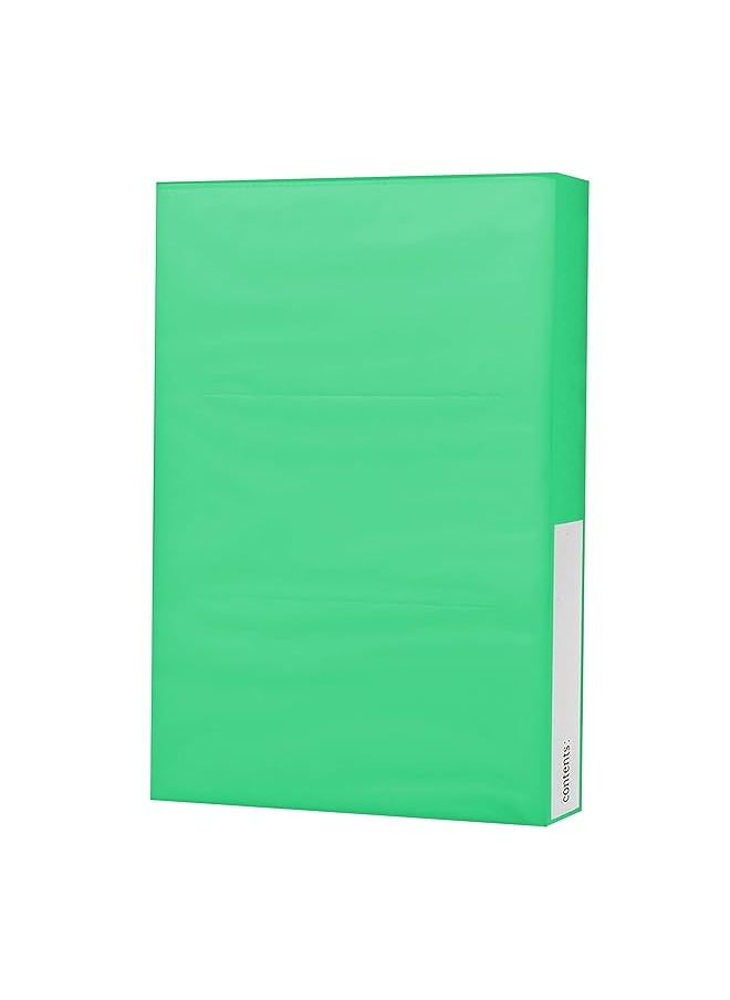 ألبومات صور بايونير - ألبوم صور Cf 3 144 Pocket Cover من البولي لتوفير المساحة باللون الأخضر - Image 1