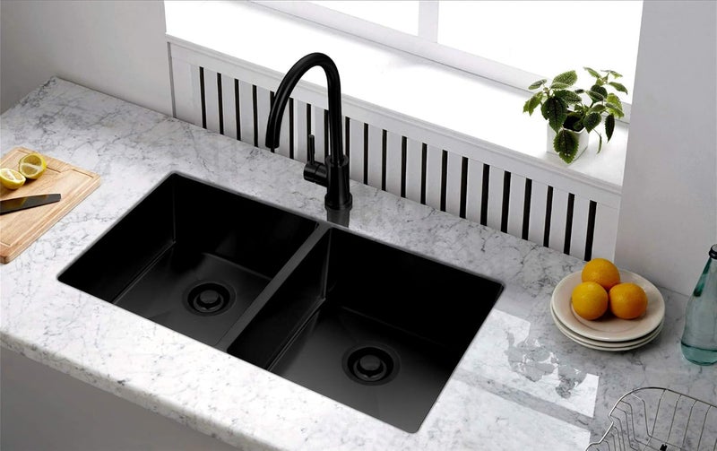 LQS Kitchen Sink Garbage Disposal Flange and Sink Stopper, fit 3-1/2 Inch Standard Sink Drain Hole Color Black - Image 5