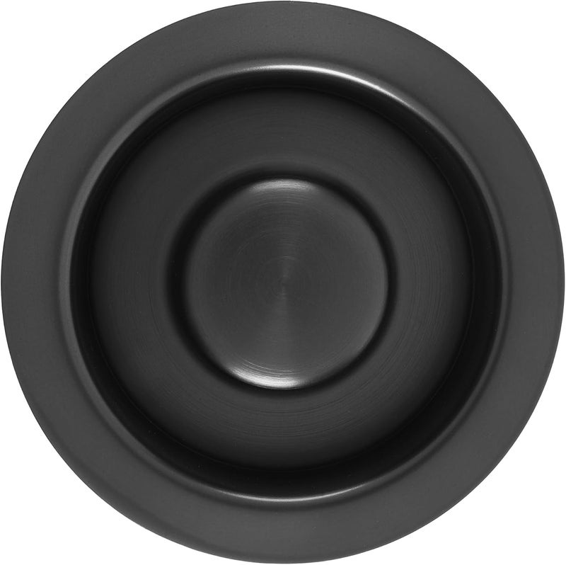 LQS Kitchen Sink Garbage Disposal Flange and Sink Stopper, fit 3-1/2 Inch Standard Sink Drain Hole Color Black - Image 1