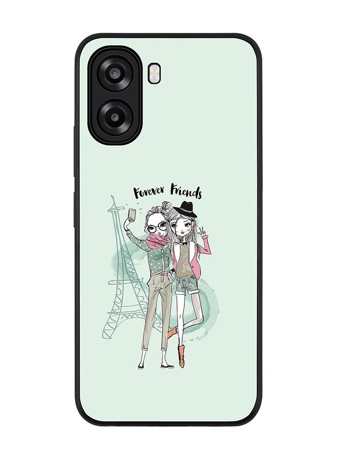 Stylizedd For Oppo A6t 5G / A6t 4G Case,Slim fit Camera Protection, Shockproof Thin Phone cover  - Forever Friends - Image 1
