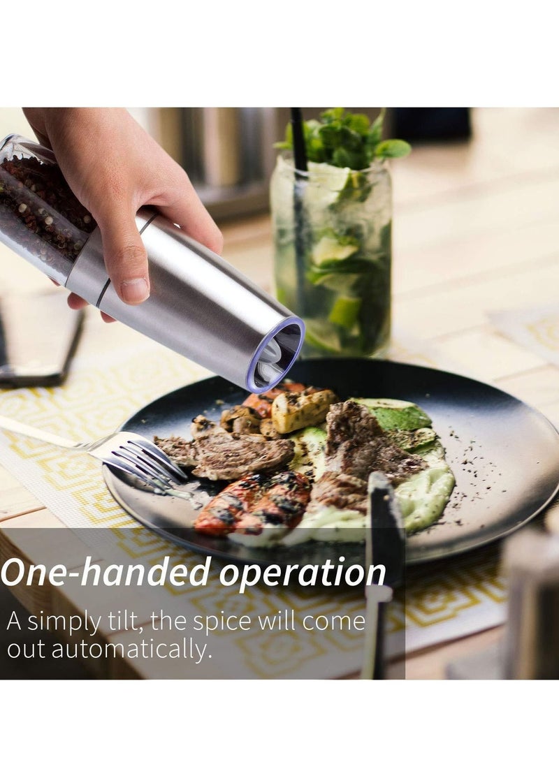 Electric Automatic Salt Grinder Pepper Grinder Home Kitchen Tools Electric Spice Salt Pepper Mill  - Image 5