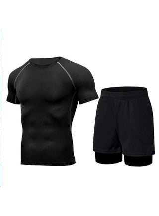 Swimwear Men's Anti-embarrassment Shorts Swimming Trunks Equipment Sunscreen Full Body Hot Spring Suit Summer-Color:Sci-fi Short-sleeved + Double-layered -Size:L - pzsku/ZADEF18BFD2BCCA03C024Z/45/1749317659/dbba0ef3-a160-4149-adfa-749b3414c58b
