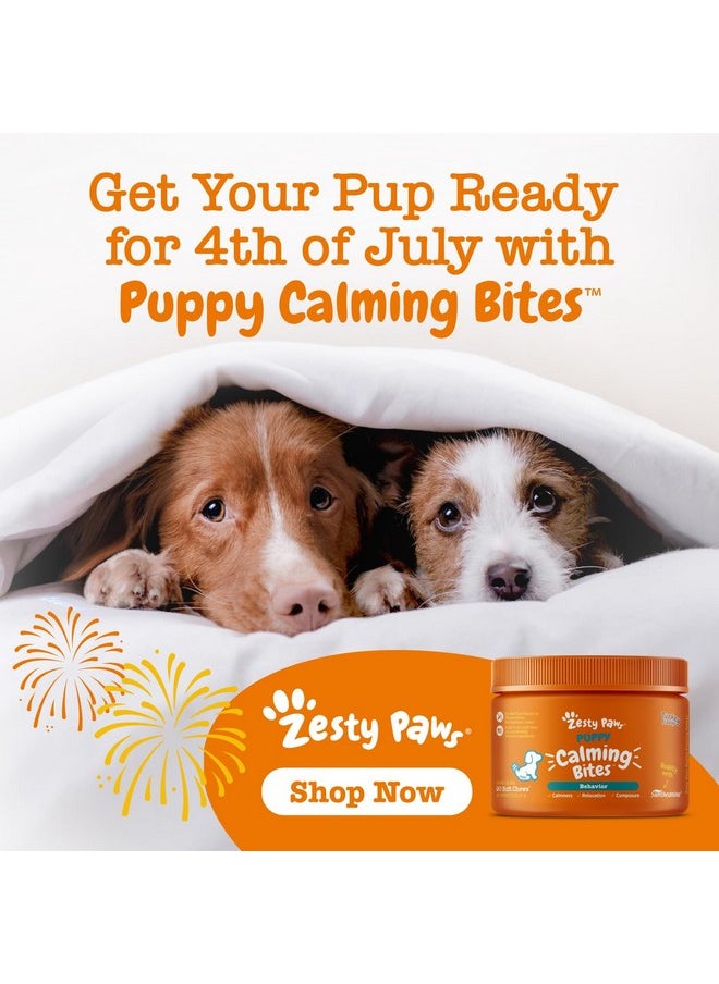 Zesty Paws Calming Chews For Dogs Composure & Relaxation For Everyday Stress & Separation Turkey Puppy 90 Count  - Image 2