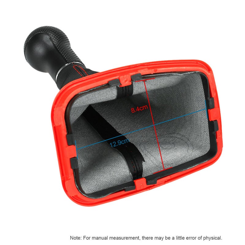 5 Speed Gear Shift Knob Gaitor Boot PU Leather for VW Golf Bora Jetta GTi MK4 1999-2004 - Image 4