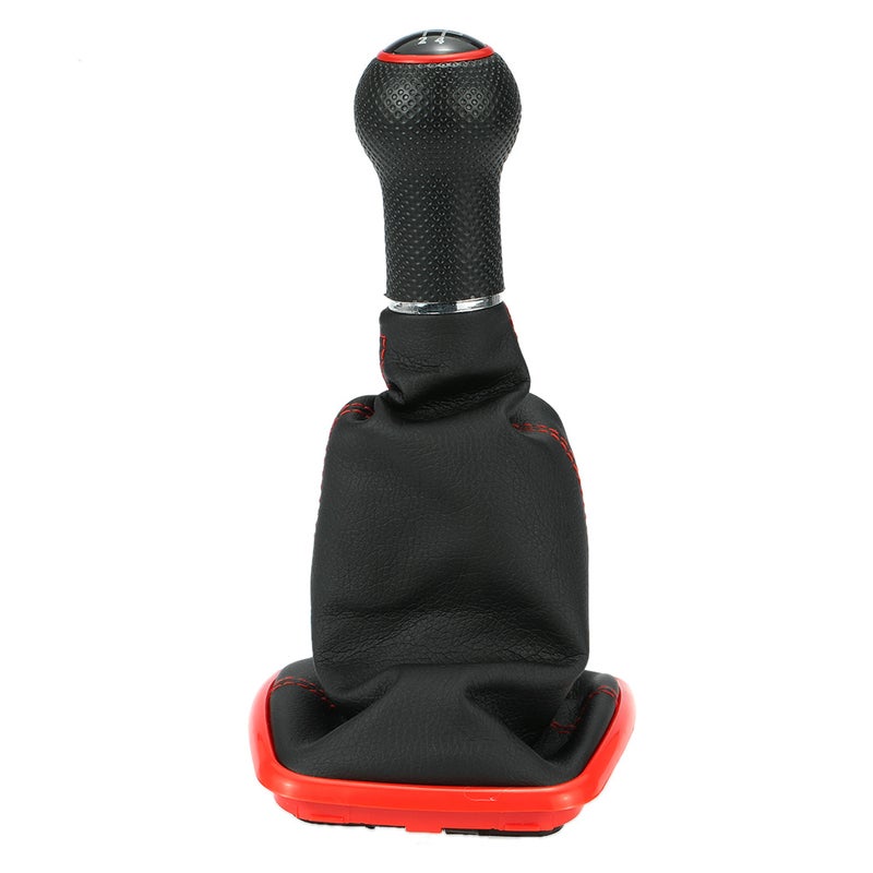 5 Speed Gear Shift Knob Gaitor Boot PU Leather for VW Golf Bora Jetta GTi MK4 1999-2004 - Image 2