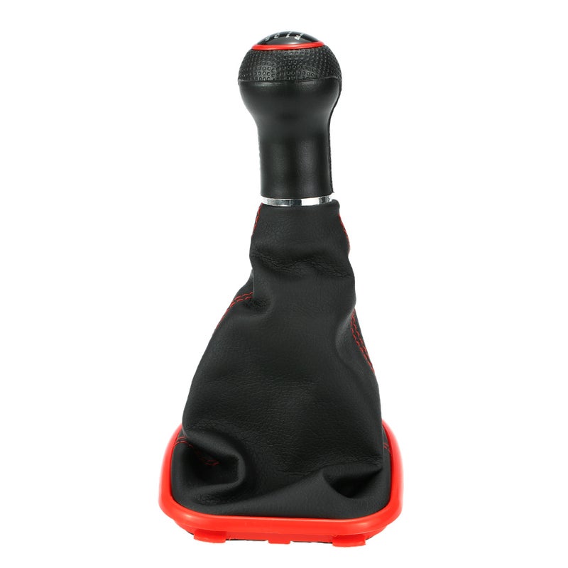 5 Speed Gear Shift Knob Gaitor Boot PU Leather for VW Golf Bora Jetta GTi MK4 1999-2004 - Image 1