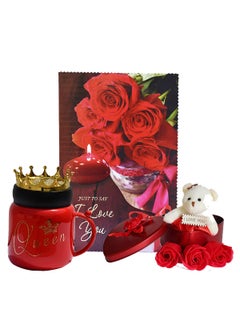 Saugat Traders Saugat Traders Valentine Day Gift for Girlfriend, Wife - Love Greeting Card, Love Gift Box and Ceramic Coffee Mug - Birthday - Anniversary - New Year Gift  - Image 1