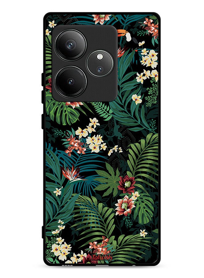 Tolwak Realme GT Neo6 5G Protective Case Cover Tropical Leaves - Image 1