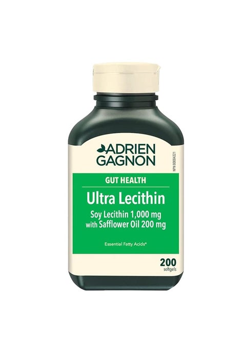 Adrien Gagnon Ultra Lecithin with Safflower Oil 1000 mg + 200 mg